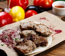 Шашлык из мякоти телятины