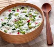 Окрошка на мацони