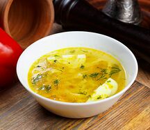 Куриный суп с домашней лапшой