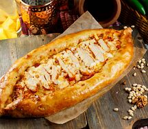 Пицца с куриным филе