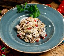 Салат из телятина с баклажанами