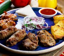 Ассорти из 3 шашлыков на 1 персону