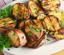 Картофель на мангале