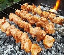 Шашлык из куриного филе