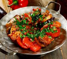 Аджапсандал с бараниной