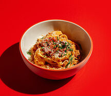 Двойная паста Болоньезе