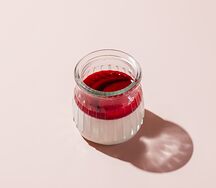 Панна-котта с малиной