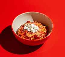 Двойная паста Неаполитанские томаты рикотта