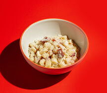 Ньокки с беконом