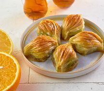 Мидие с фисташкой