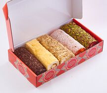 Подарочный набор с лукумом в красной коробке