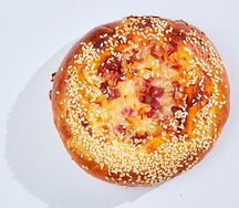 Симит с ветчиной и сыром