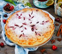 Осетинский пирог с вишней