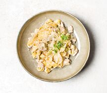 Паста с Куриным Филе и Грибами