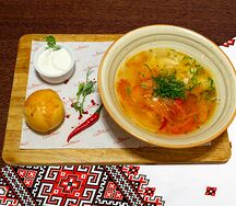 3ама с домашней курицей