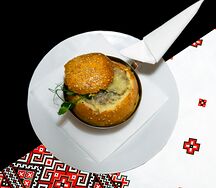 Жульен с курицей и грибами