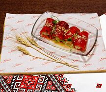 Рулетики из болгарского перца