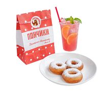 Пончики и освежающий лимонад