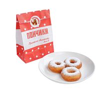 Пончики с сахарной пудрой