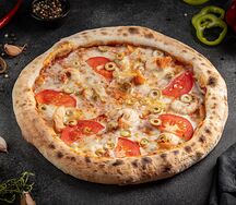 Пицца Делюкс с креветками 