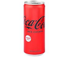 Кока-кола без сахара в жестяной банке