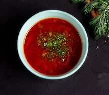 Борщ с говядиной