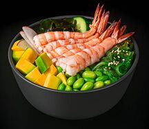 Поке с креветками