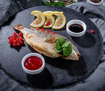 Дорада на мангале