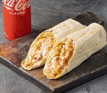 Шаурма 1000 островов и Coca-Cola