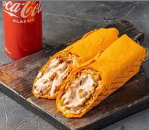 Шаурма с ананасом и Coca-Cola