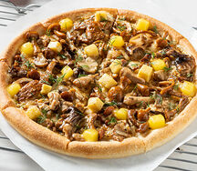 Грибное ассорти Веган 38 см тонкое тесто