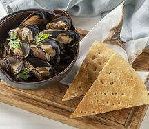 Мидии в соусе Том ям