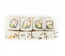 Спайси с крабом и огурцом