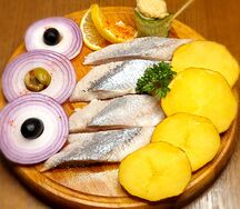 Селёдка с картофелем