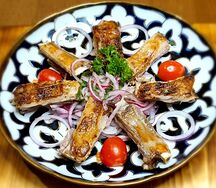 Бараньи рёбрышки в казане