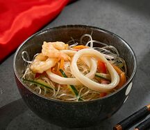 Фунчоза с креветками