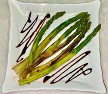 Спаржа на гриле