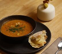 Итальянская похлебка с чиабаттой из дровяной печи 