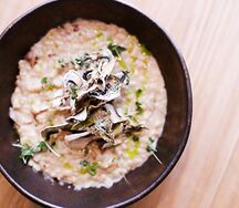 Белые грибы с хрустящими вешенками