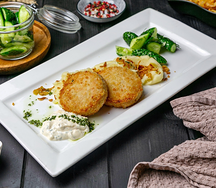 Куриные котлеты с картофельным пюре