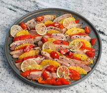 Большая закуска из копченой утки