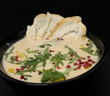 Крем-суп сливочный с лососем