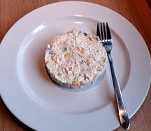 Салат с крабовыми палочками