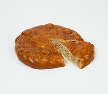 Пирог с картофелем и курицей