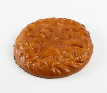 Пирог с картофелем и грибами