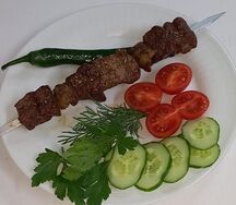 Шашлык из говядины