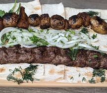 Люля-кебаб из баранины с картофелем