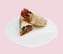 Мини-донер с курицей в обычном лаваше