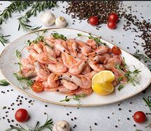 Отварные креветки