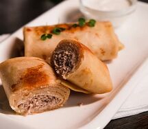 Блинчики с мясом